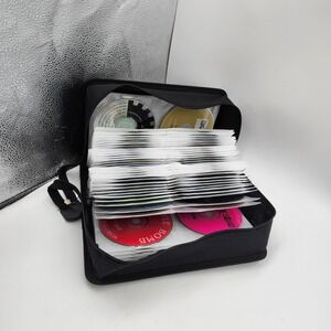 Large CD/DVD Binder Case Lot w/ Music CDs Rock Pop Country Soundtrack AS-IS
